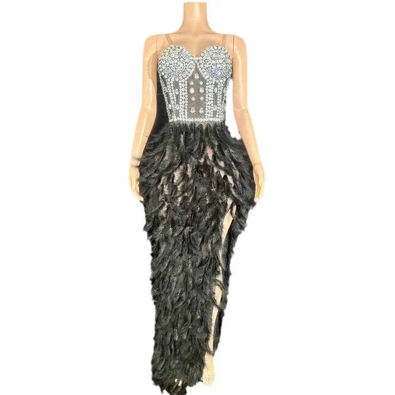 2026Черный лебедь, роскошное вечернее платье с ромбовидным защемлением талии для похудения, вечернее платье с перьями по бокам, костюм для ежегодного собрания и хозяина
2026Черный лебедь, роскошное вечернее платье с ромбовидным защемлением талии для похудения, вечернее платье с перьями по бокам, костюм для ежегодного собрания и хозяина