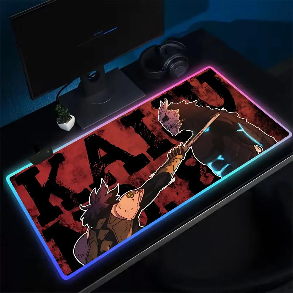 Игровой коврик для мыши Kaiju No.8, игровой коврик для мыши в стиле аниме, светодиодные настольные коврики с подсветкой, резиновые настольные коврики XXL RGB
Игровой коврик для мыши Kaiju No.8, игровой коврик для мыши в стиле аниме, светодиодные настольные коврики с подсветкой, резиновые настольные коврики XXL RGB
