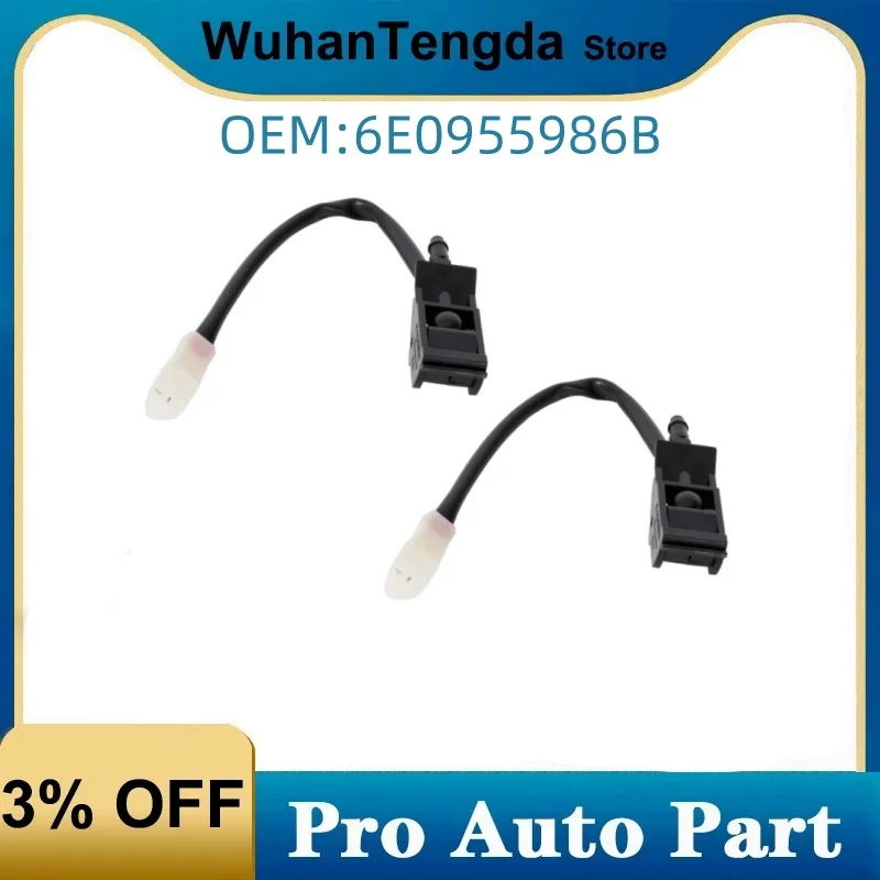 6E0955986B 2PCS Car Heated Windshield Washer Spray Nozzle for Bora MK4 Golf MK4 Passat B5 Beetle Skoda Rapid SEAT
6E0955986B 2PCS Car Heated Windshield Washer Spray Nozzle for Bora MK4 Golf MK4 Passat B5 Beetle Skoda Rapid SEAT