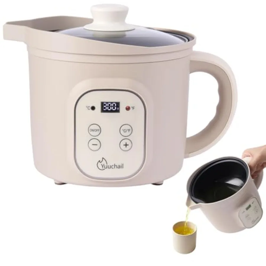 1.6QTs Electric Wax Melter with Digital Display Precise Temp Control 90 300°F 3-Hour Auto Shut-Off and Non-Stick Coating Wax Me
1.6QTs Electric Wax Melter with Digital Display Precise Temp Control 90 300°F 3-Hour Auto Shut-Off and Non-Stick Coating Wax Me