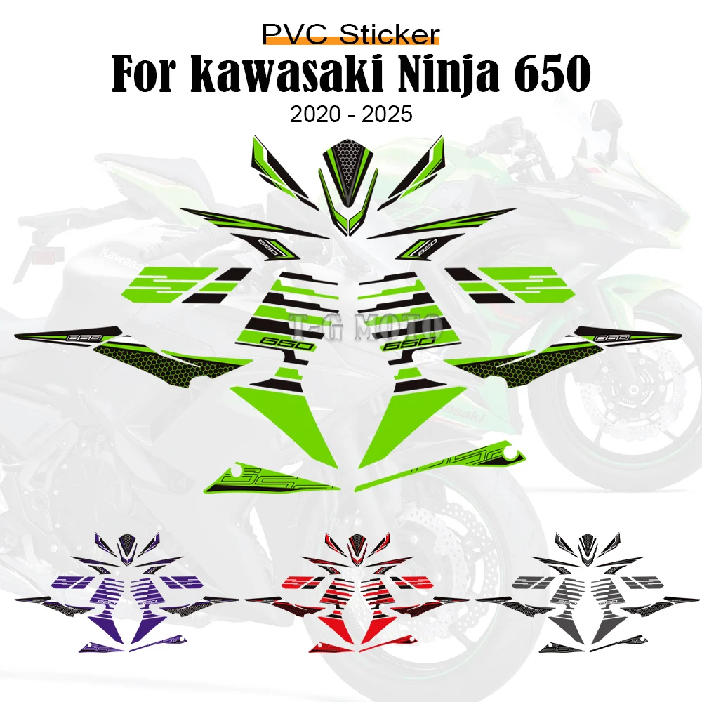 Motorcycle For kawasaki ninja 650 Bike Tank Pad Side Grips Gas Fuel Oil Kit Knee Fairing Fender Stickers Decals 2020 - 2025
Motorcycle For kawasaki ninja 650 Bike Tank Pad Side Grips Gas Fuel Oil Kit Knee Fairing Fender Stickers Decals 2020 - 2025