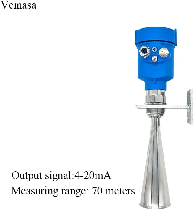 Veinasa XS-RDLE-70m 26GHz High Frequency Radar Wall-Mounted Water Level Sensor for Metal Tanks Non Contact 30m
Veinasa XS-RDLE-70m 26GHz High Frequency Radar Wall-Mounted Water Level Sensor for Metal Tanks Non Contact 30m