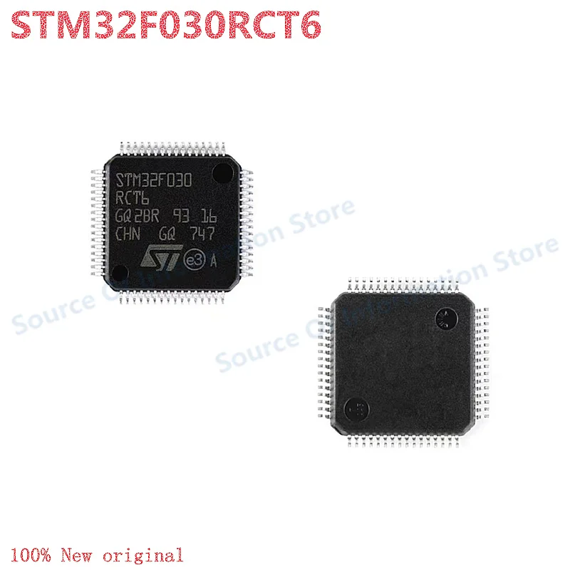 5Pcs STM32F030RCT6 32-bit ARM Cortex-M0 MCU 48MHz 256KB Flash 32KB SRAM LQFP-64 100% New
5Pcs STM32F030RCT6 32-bit ARM Cortex-M0 MCU 48MHz 256KB Flash 32KB SRAM LQFP-64 100% New