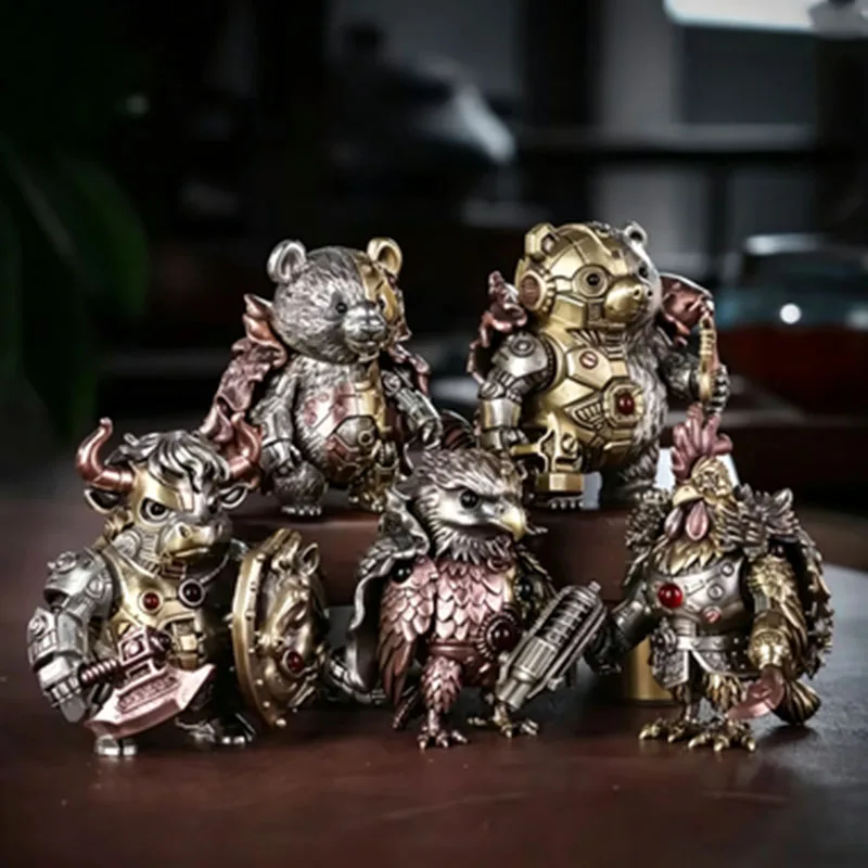 Original Mechanical Animal Bear Vulture Fighting Chicken Persian Cat Cow Magnetic Detachable Metal Fit Desktop Copper Figurines
Original Mechanical Animal Bear Vulture Fighting Chicken Persian Cat Cow Magnetic Detachable Metal Fit Desktop Copper Figurines