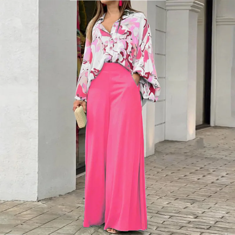 Autumn African Long Sleeve 2 Piece Casual Print Shirt Wide Leg Pants Matching Set African Clothing African Clothes For Women
Autumn African Long Sleeve 2 Piece Casual Print Shirt Wide Leg Pants Matching Set African Clothing African Clothes For Women