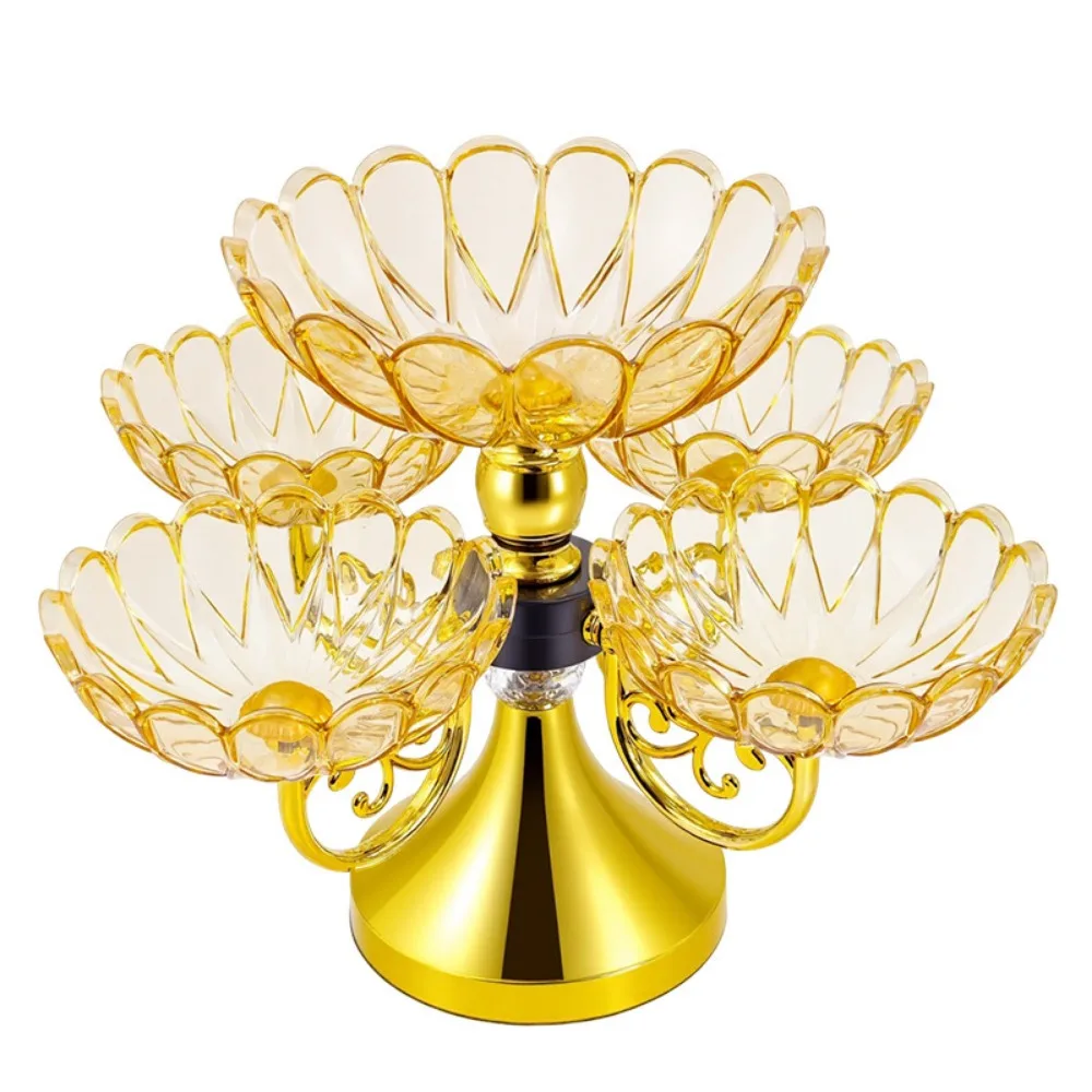 Elegant Rotating Snack Serving Tray Light Luxury Multi-Layered Rotating Fruit Tray Imitation Crystal Divided Serving
Elegant Rotating Snack Serving Tray Light Luxury Multi-Layered Rotating Fruit Tray Imitation Crystal Divided Serving