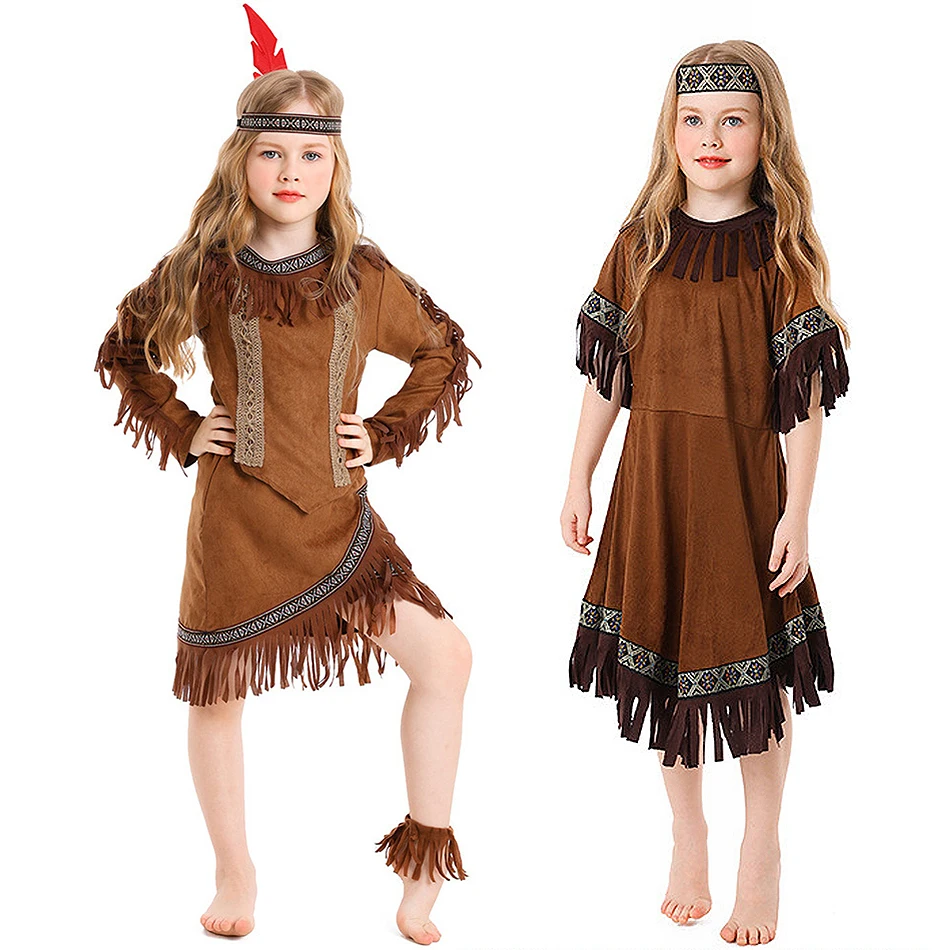 Детское платье для костюмированной вечеринки в индейском стиле с кисточками, для выступлений, карнавала и Хэллоуина
Детское платье для костюмированной вечеринки в индейском стиле с кисточками, для выступлений, карнавала и Хэллоуина
