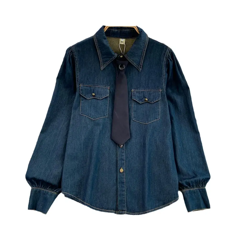 Джинсовое джинсовое джинсовое пальто в стиле ретро, весна-осень, свободный повседневный женский топ на одной пуговице, утягивающее универсальное длинное пальто све
Джинсовое джинсовое джинсовое пальто в стиле ретро, весна-осень, свободный повседневный женский топ на одной пуговице, утягивающее универсальное длинное пальто све