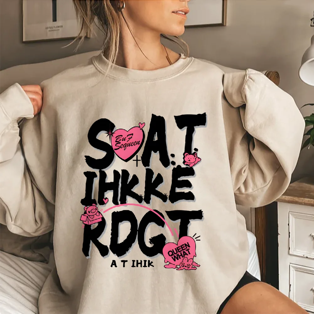 Letter Symbols, Casual Y2k Women's Sweatshirt,Oversized Women's Hoodie, Korean Style, Cozy Fall Winter Top, 2025, Woman Clothing
Letter Symbols, Casual Y2k Women's Sweatshirt,Oversized Women's Hoodie, Korean Style, Cozy Fall Winter Top, 2025, Woman Clothing