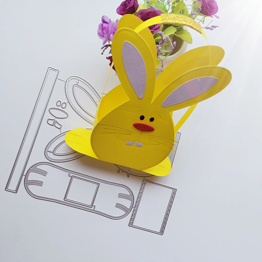 New Easter rabbit tote basket, tote bag cutting dies scrapbook decoration embossed photo album decoration card making DIY crafts
New Easter rabbit tote basket, tote bag cutting dies scrapbook decoration embossed photo album decoration card making DIY crafts
