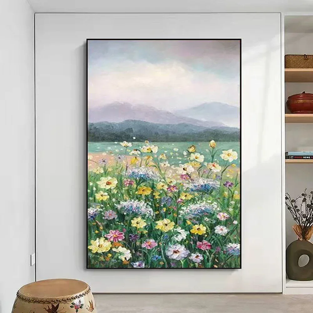 Pop Palette Knife Abstract Texture Canvas Oil Painting Hand Painted Colorful Flowers Wall Art Picture For Home Decor Showpieces
Pop Palette Knife Abstract Texture Canvas Oil Painting Hand Painted Colorful Flowers Wall Art Picture For Home Decor Showpieces