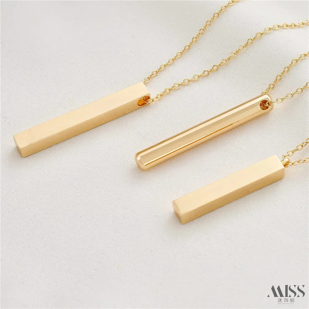 14K Gold-wrapped Light Luxury Minimalist Cuboid Cylinder Pendant DIY Handmade Necklace Hanging Jewelry Accessories
14K Gold-wrapped Light Luxury Minimalist Cuboid Cylinder Pendant DIY Handmade Necklace Hanging Jewelry Accessories