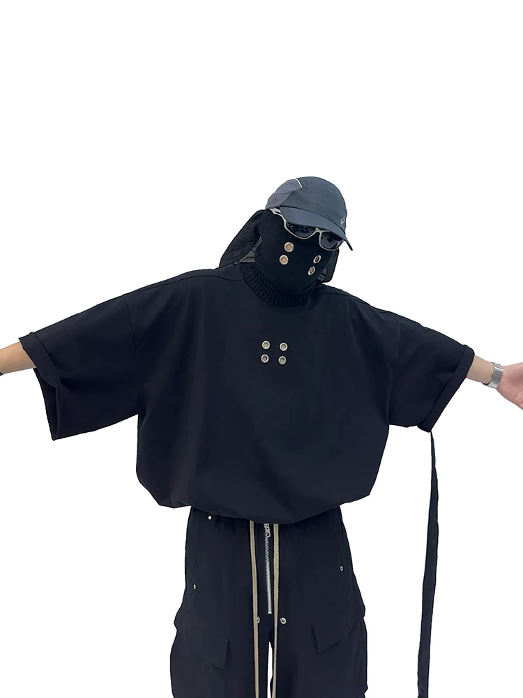 Хлопковая трикотажная футболка свободного кроя с металлическим декором, круглым вырезом, однотонная, летняя, для подростков
Хлопковая трикотажная футболка свободного кроя с металлическим декором, круглым вырезом, однотонная, летняя, для подростков