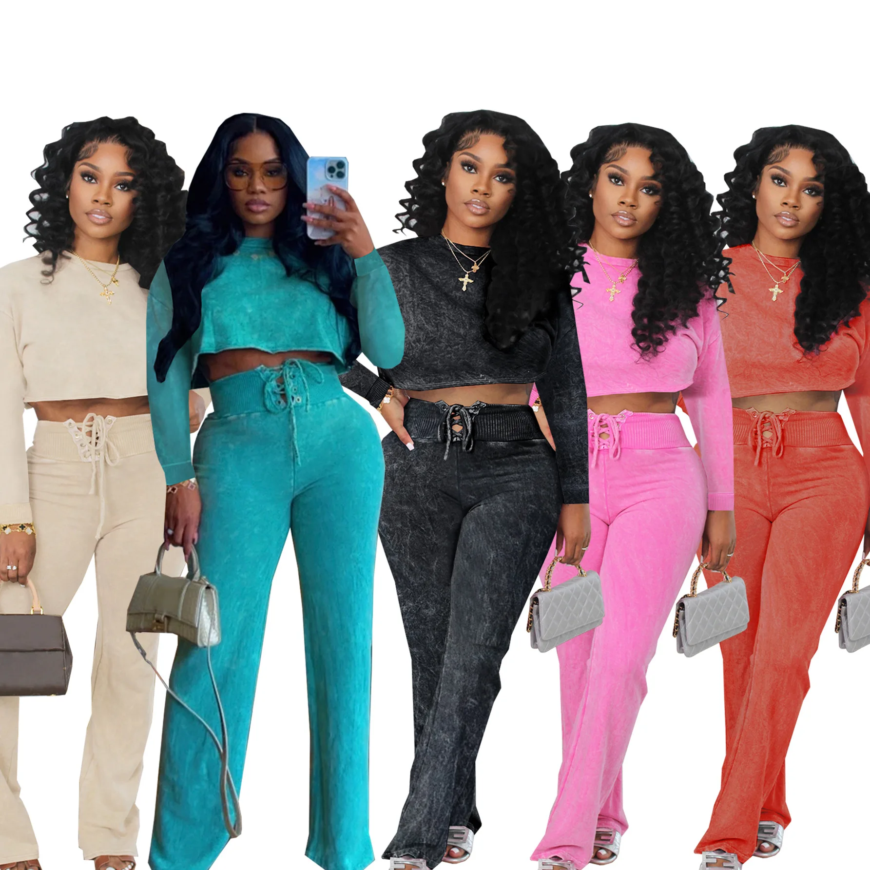 Pant Set Women Two Piece Sets Matching Sets Y2k Streetwear Sweatshirts Short Tops Casual Loose Long Pants High Waist Spring 2025
Pant Set Women Two Piece Sets Matching Sets Y2k Streetwear Sweatshirts Short Tops Casual Loose Long Pants High Waist Spring 2025