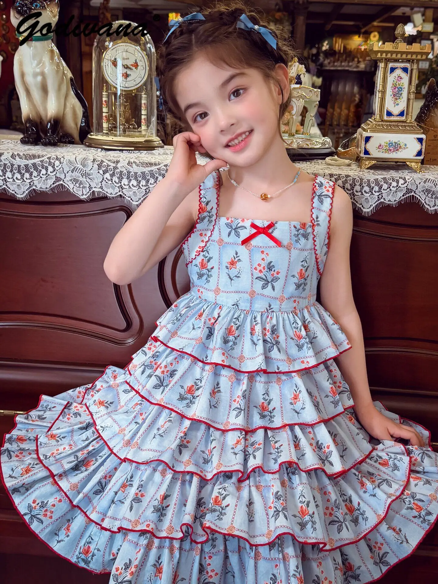 Sweet Baby Girls Cute Floral Casual Sundress New Summer 2026 Childrens Floral Cotton Lace Ruffle Trim High Waist Cake Slip Dress
Sweet Baby Girls Cute Floral Casual Sundress New Summer 2026 Childrens Floral Cotton Lace Ruffle Trim High Waist Cake Slip Dress