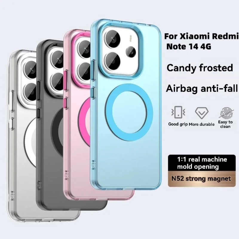 For Xiaomi Redmi Note 14 4G Case for Xiaomi Redmi Note 14 4G Cover Magnetic matte phone case Cover for Xiaomi Redmi Note 14 4G
For Xiaomi Redmi Note 14 4G Case for Xiaomi Redmi Note 14 4G Cover Magnetic matte phone case Cover for Xiaomi Redmi Note 14 4G