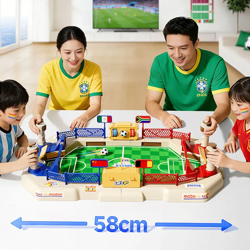 Two Player Tabletop Football Battle Table Soccer Interactive Board Game For Family Gathering Outdoor Party World Cup Ideal Gift
Two Player Tabletop Football Battle Table Soccer Interactive Board Game For Family Gathering Outdoor Party World Cup Ideal Gift