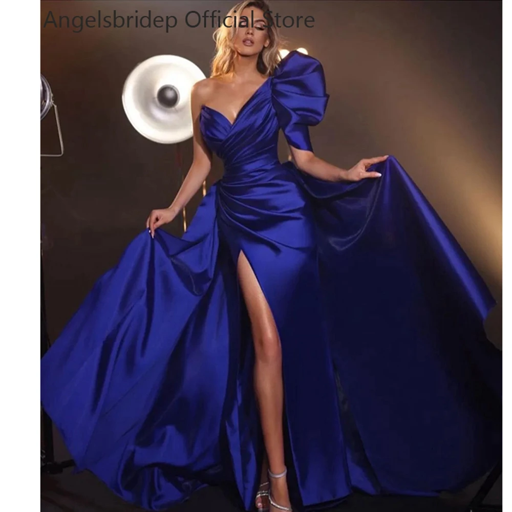Angelsbridep V-neck Royal Blue Evening Dresses Sexy Leg Slit Mermaid Puff Sleeves Evening Gowns Vestidos De Noche Prom Gowns
Angelsbridep V-neck Royal Blue Evening Dresses Sexy Leg Slit Mermaid Puff Sleeves Evening Gowns Vestidos De Noche Prom Gowns