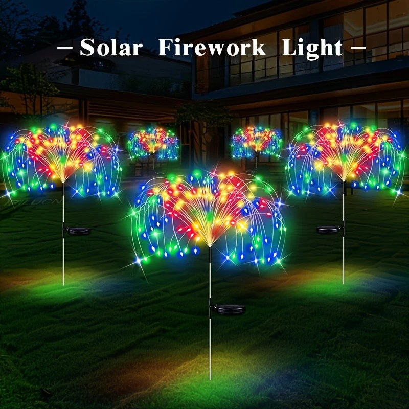 Solar Lawn Lamp Firework Light DIY Waterproof Decoration Outdoor Park Courtyard Night Light Festival Atmosphere Light
Solar Lawn Lamp Firework Light DIY Waterproof Decoration Outdoor Park Courtyard Night Light Festival Atmosphere Light
