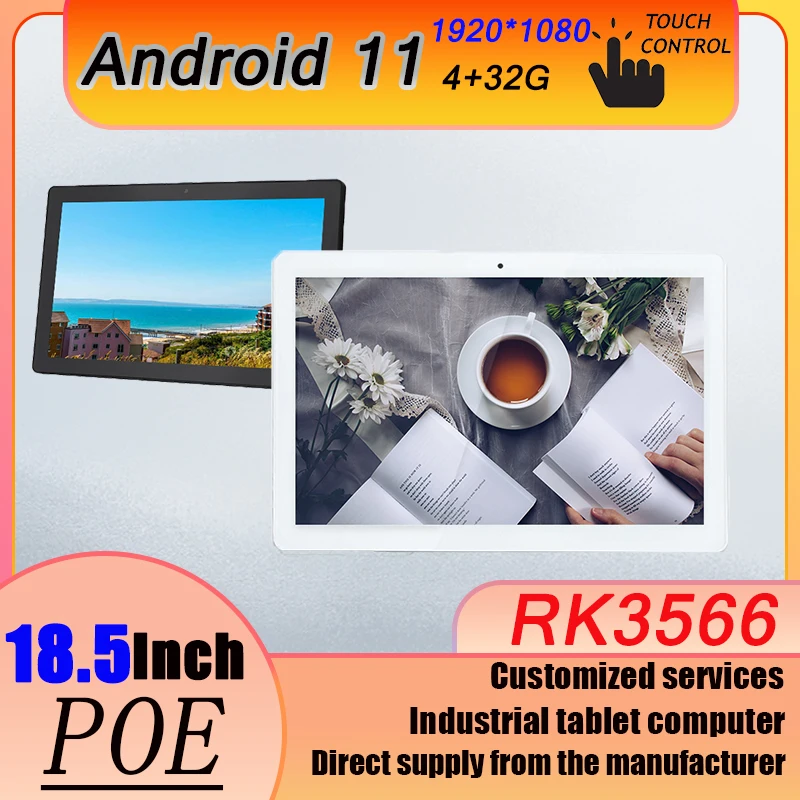 New model industrial tablet computer 18.5 Inch Touch Screen Display DC Power Ordering Kiosk RK3566 Android 11 Tablet
New model industrial tablet computer 18.5 Inch Touch Screen Display DC Power Ordering Kiosk RK3566 Android 11 Tablet