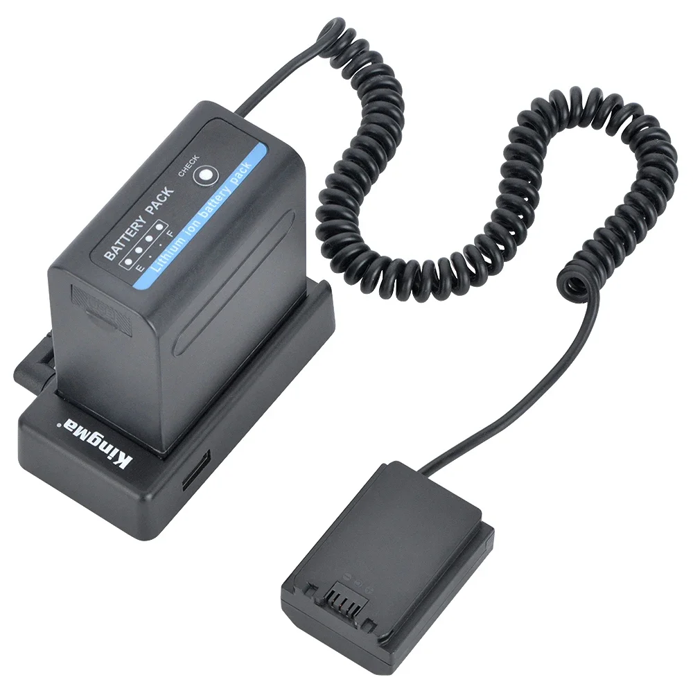 KingMa NP-FZ100 Dummy Battery DC Coupler with Li-ion Battery and Adapter Plate kit
KingMa NP-FZ100 Dummy Battery DC Coupler with Li-ion Battery and Adapter Plate kit