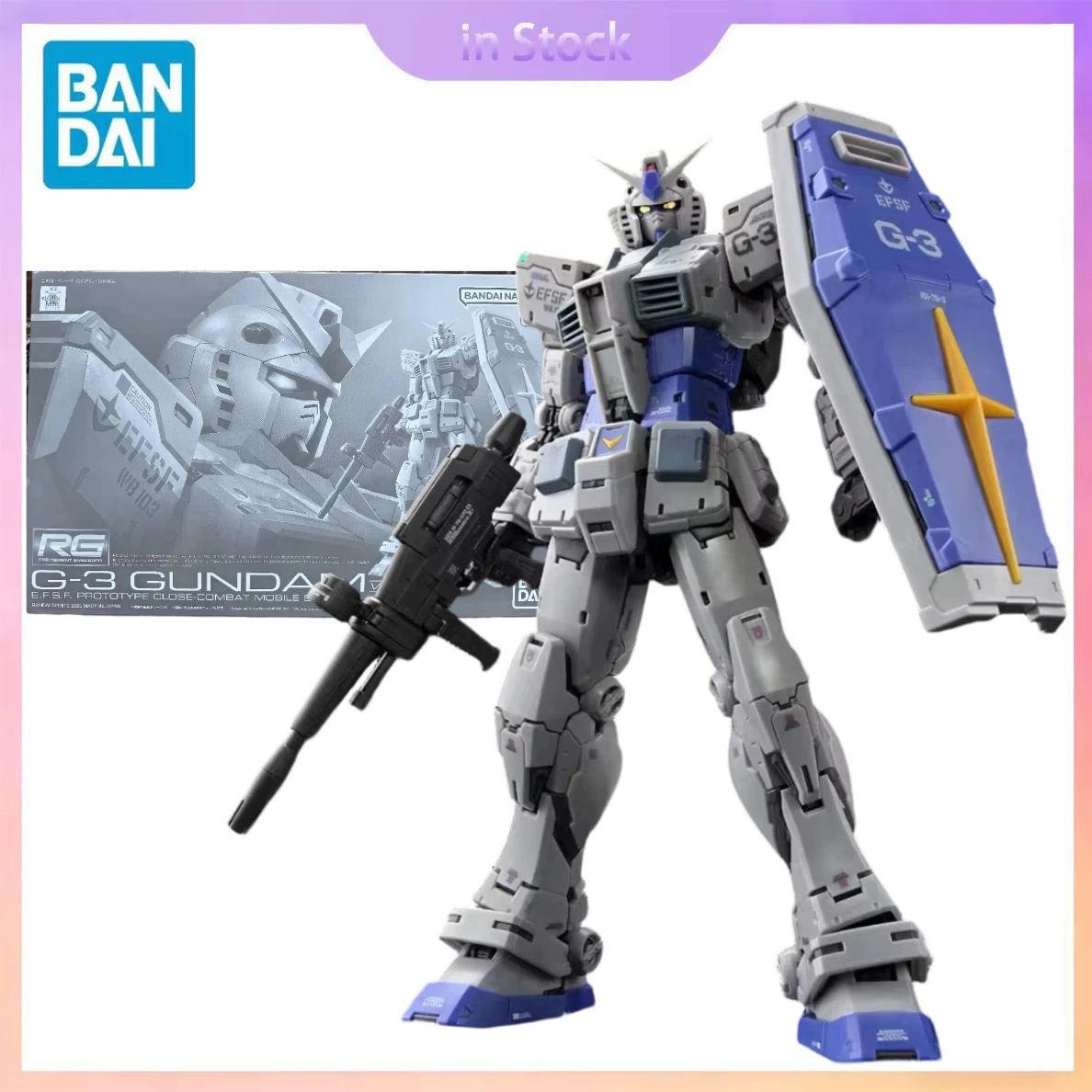 Original BANDAI Genuine In Stock RG RX-78-3 G-3 G-3 Gundam Ver 2.0 Anime Collection Action Figure Model Kits Gift for Boy girl
Original BANDAI Genuine In Stock RG RX-78-3 G-3 G-3 Gundam Ver 2.0 Anime Collection Action Figure Model Kits Gift for Boy girl
