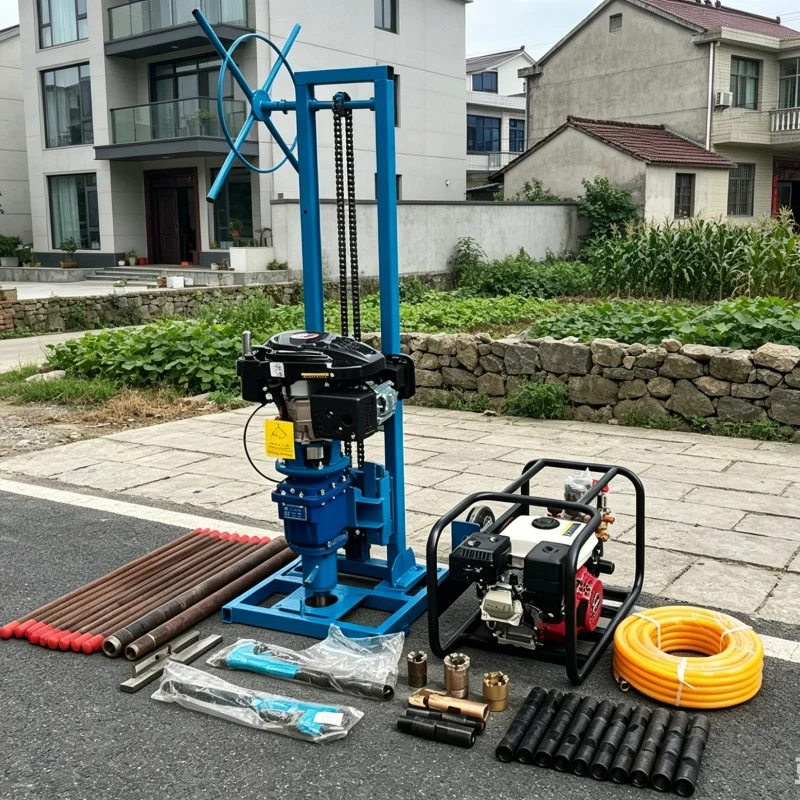 Customized High-quality Bestselling CE-Certified Small Water Well Drilling Rig, Multi-functional Drilling Machinery
Customized High-quality Bestselling CE-Certified Small Water Well Drilling Rig, Multi-functional Drilling Machinery
