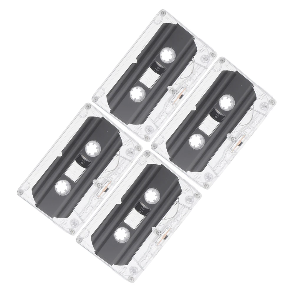 4pcs Blank Tapes 30-Minute Recording Audio Blank Cassette Tapes For Recording Vintage DIY Gift Transparent Shell Empty Teaching
4pcs Blank Tapes 30-Minute Recording Audio Blank Cassette Tapes For Recording Vintage DIY Gift Transparent Shell Empty Teaching