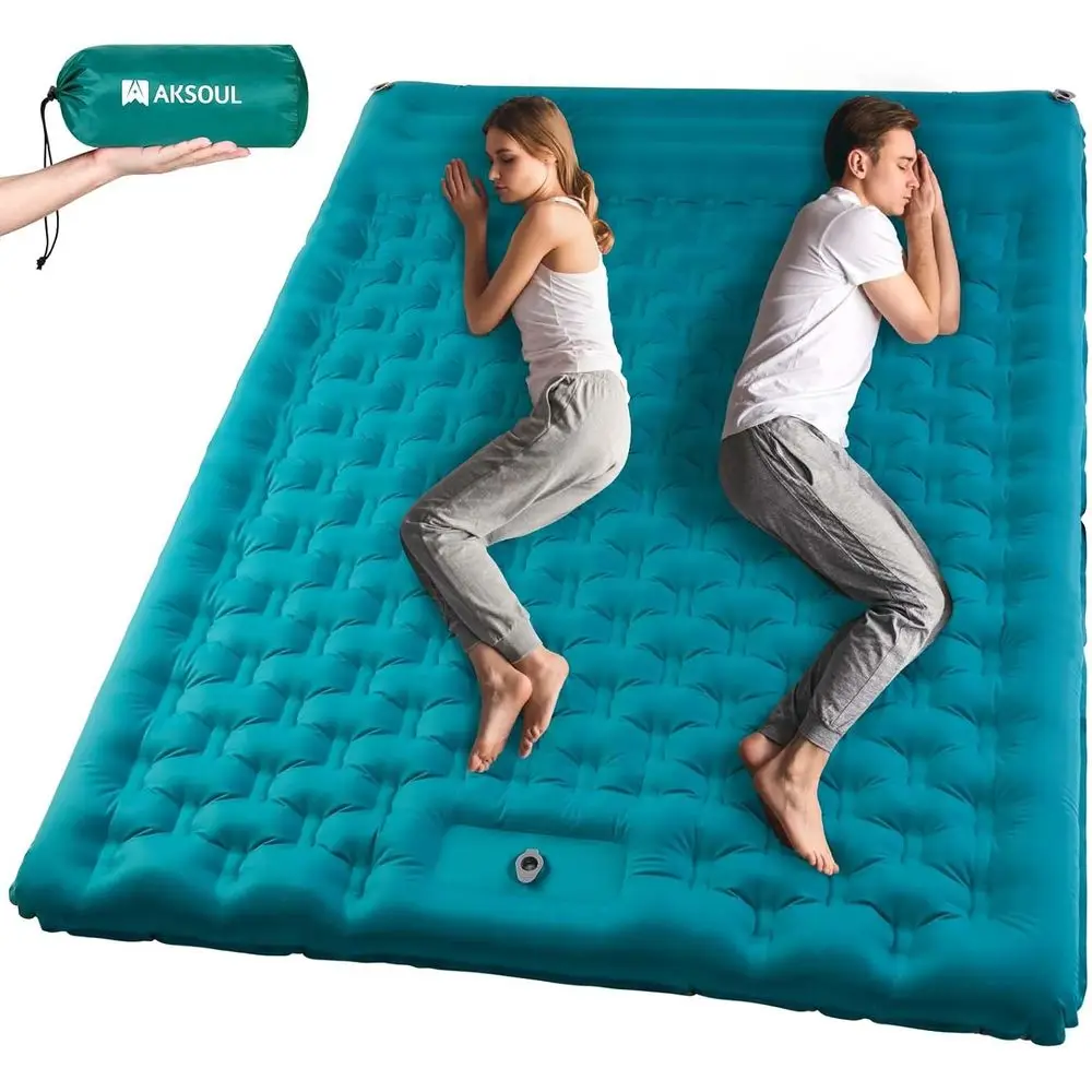 Ultra-Wide Double Sleeping Mat with Built-in Pump, Lightweight and Comfortable for Camping and Backpacking
Ultra-Wide Double Sleeping Mat with Built-in Pump, Lightweight and Comfortable for Camping and Backpacking