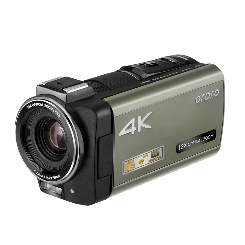 New Live Streaming Vlog Professional 4K UHD 12X Optical Zoom Video Camera
New Live Streaming Vlog Professional 4K UHD 12X Optical Zoom Video Camera