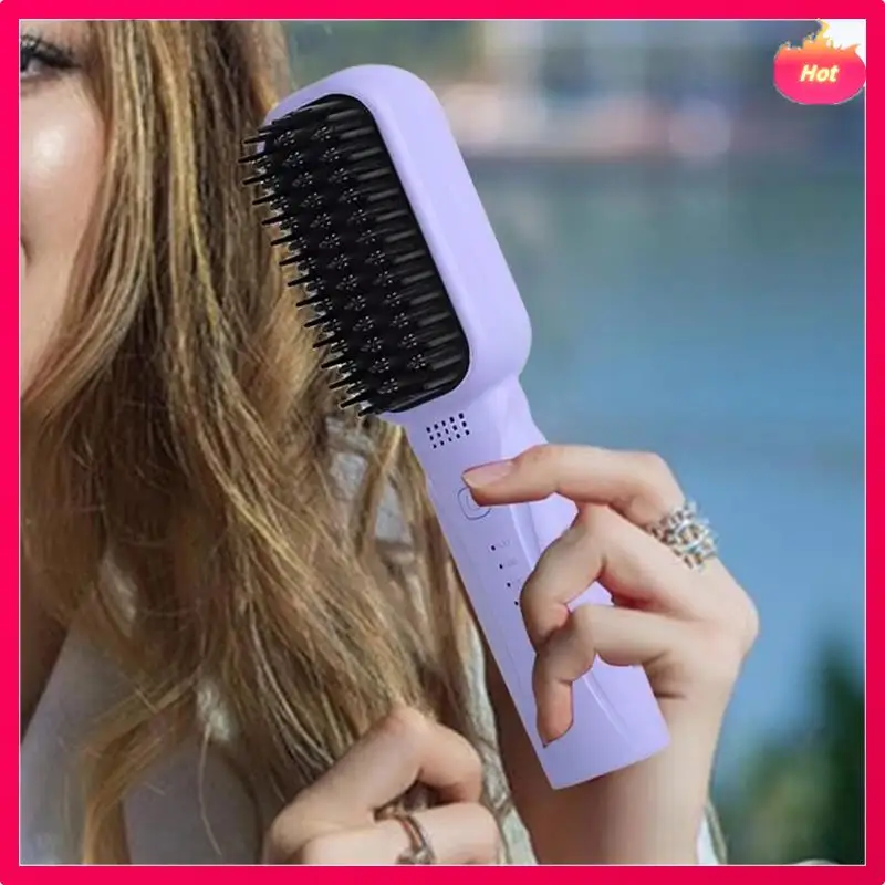 AD-быстронагревающий электрический выпрямитель для волос с горячей расческой для профессионального стиля и личной гигиены 
AD-быстронагревающий электрический выпрямитель для волос с горячей расческой для профессионального стиля и личной гигиены