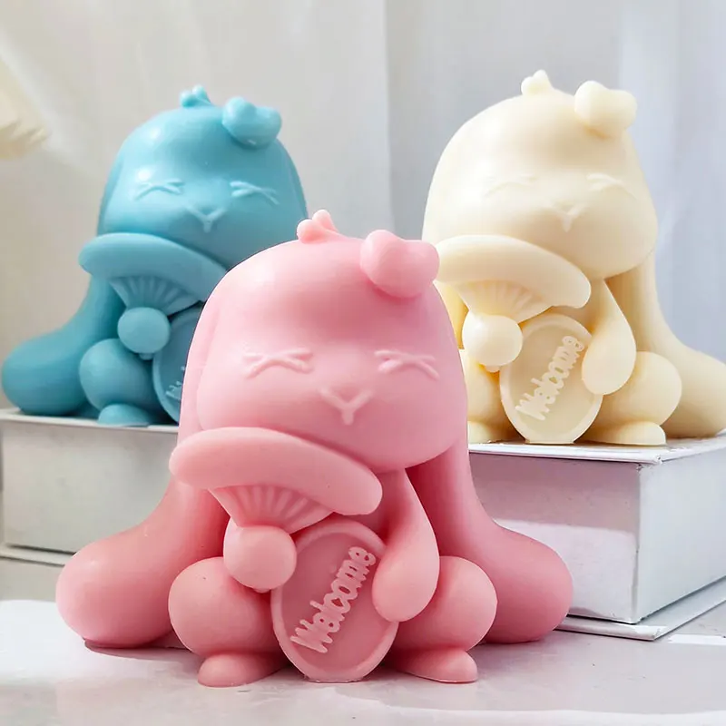 Welcome Rabbit Mold, Animal Aromatherapy Candle Mold, Handmade Rabbit Desktop Gypsum Ornament Mold
Welcome Rabbit Mold, Animal Aromatherapy Candle Mold, Handmade Rabbit Desktop Gypsum Ornament Mold