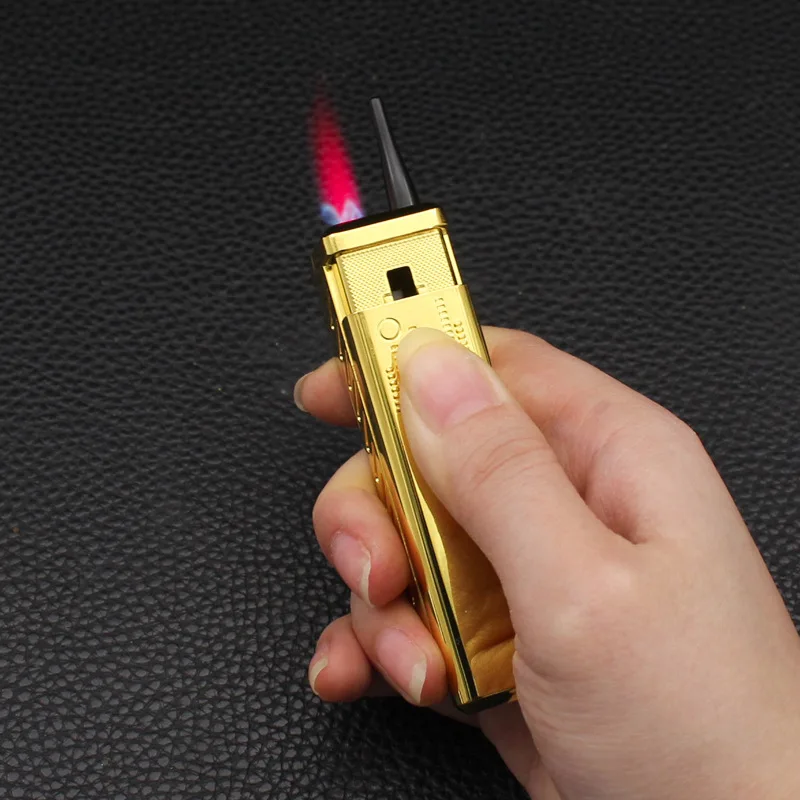 Mobile Phone Shaped Jet Red Flame Gas Lighter Portable Retro Windproof Turbo Torch Lighter for Men's Gift Cigarette Accessories
Mobile Phone Shaped Jet Red Flame Gas Lighter Portable Retro Windproof Turbo Torch Lighter for Men's Gift Cigarette Accessories
