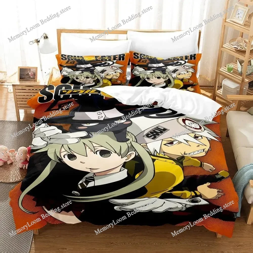 Soul Eater Bedding Set Single Twin Full Queen King Size Bed Set Adult Kid Bedroom Duvet Cover Sets 3D Print Anime Bed Sheet Sets
Soul Eater Bedding Set Single Twin Full Queen King Size Bed Set Adult Kid Bedroom Duvet Cover Sets 3D Print Anime Bed Sheet Sets