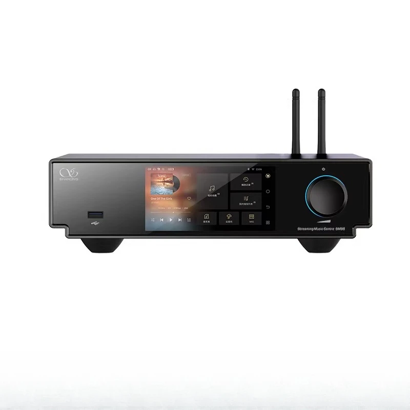 Shanling SM90 High-Resolution Streamer DAC with Dual AKM AK4493S Chips Wi-Fi 6 LAN Connectivity for Audio Streaming
Shanling SM90 High-Resolution Streamer DAC with Dual AKM AK4493S Chips Wi-Fi 6 LAN Connectivity for Audio Streaming