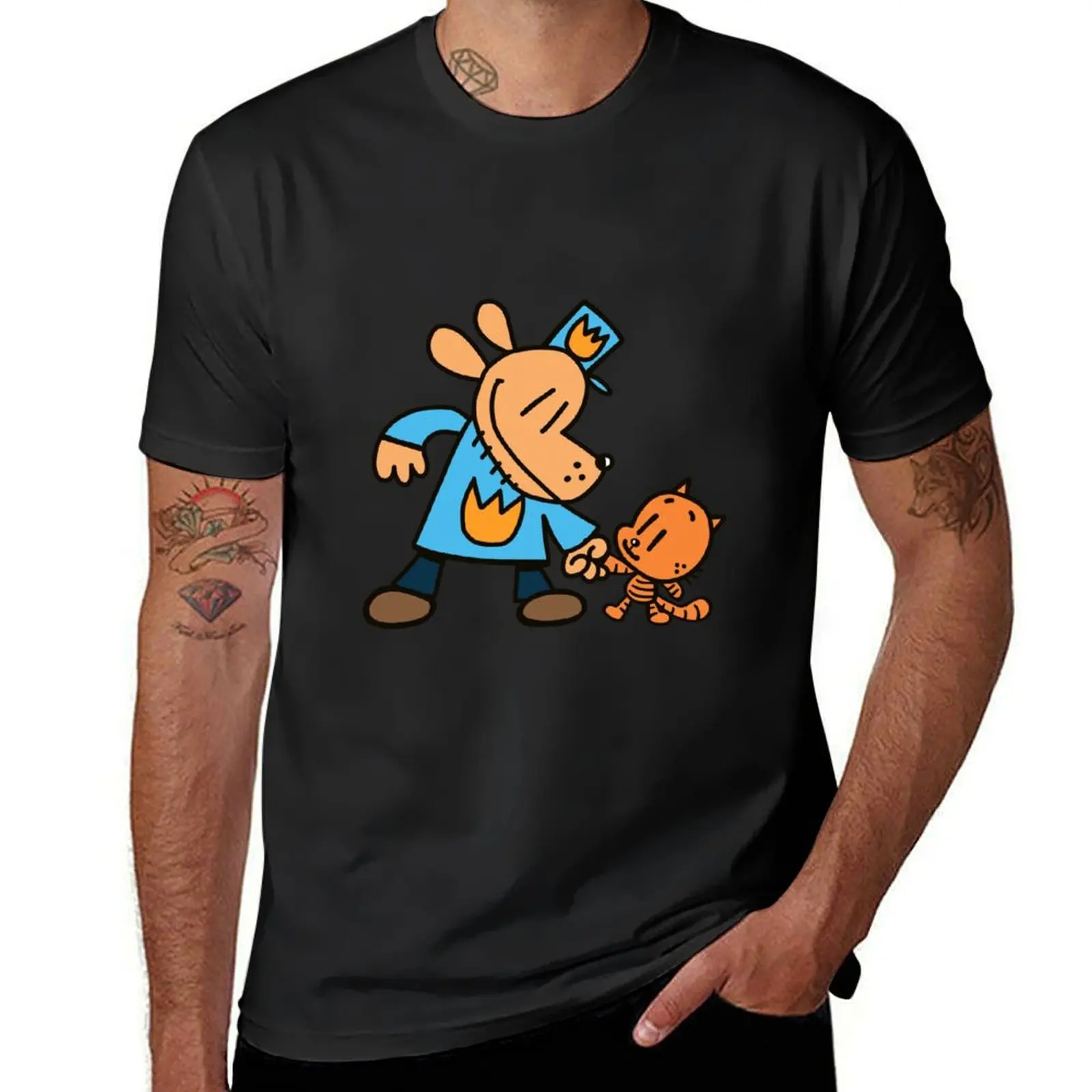 Dog Man holding hands with Cat Kid fan art T-Shirt sublime summer clothes cute clothes customizeds t shirts for men pack
Dog Man holding hands with Cat Kid fan art T-Shirt sublime summer clothes cute clothes customizeds t shirts for men pack
