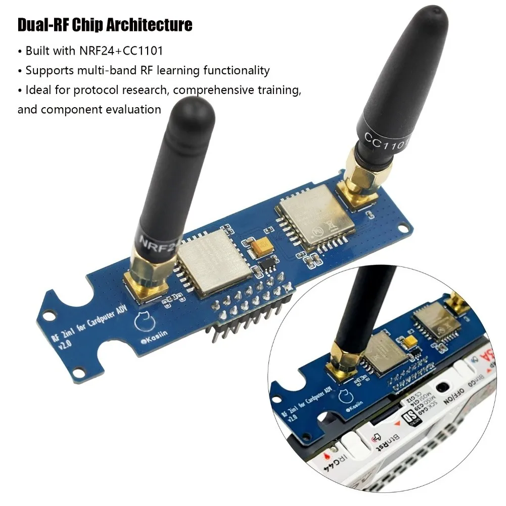 Модуль CC1101 и NRF24, приемник Sub-GHz, двойной радиочастотный модуль, настраиваемая частота 300-348 МГц, настраиваемая частота 387-464 МГц
Модуль CC1101 и NRF24, приемник Sub-GHz, двойной радиочастотный модуль, настраиваемая частота 300-348 МГц, настраиваемая частота 387-464 МГц