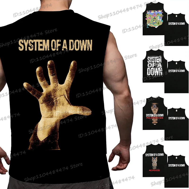 System of A Down T-Shirt Summer Hip Hop Music Round Neck Cotton Vest Men Women System of A Down Band Graphic Sleeveless Tank Top
System of A Down T-Shirt Summer Hip Hop Music Round Neck Cotton Vest Men Women System of A Down Band Graphic Sleeveless Tank Top