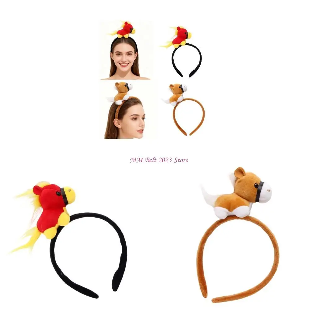 49ME Stuffed Horse Plush Headbands For Chinese New Year Gathering Theme Party Photoshoots Hairhoop for Festival Celebration
49ME Stuffed Horse Plush Headbands For Chinese New Year Gathering Theme Party Photoshoots Hairhoop for Festival Celebration