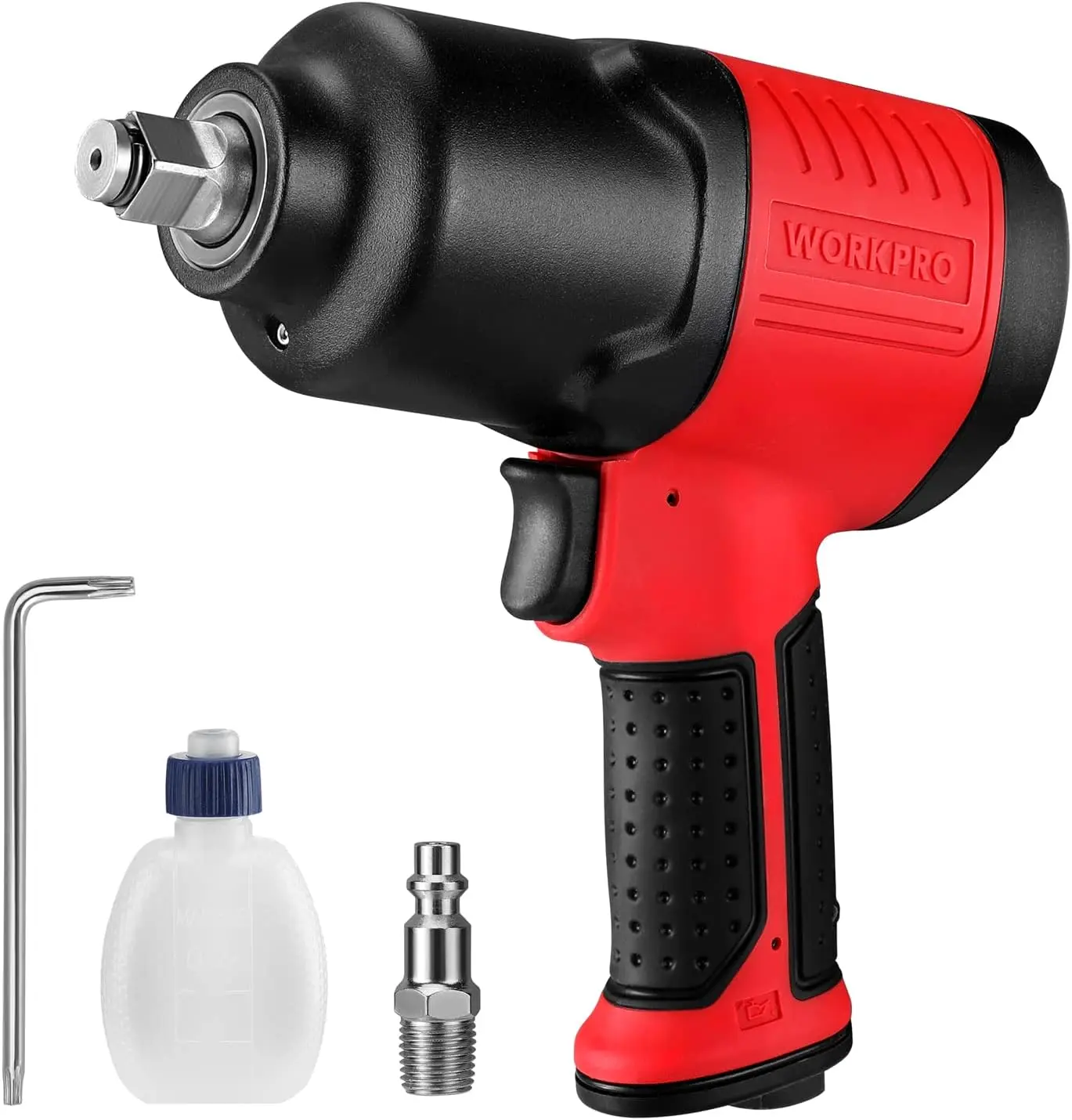1/2-Inch Air Impact Wrench with Ergonomic Design, High Torque for Automotive & Mechanical Repairs
1/2-Inch Air Impact Wrench with Ergonomic Design, High Torque for Automotive & Mechanical Repairs