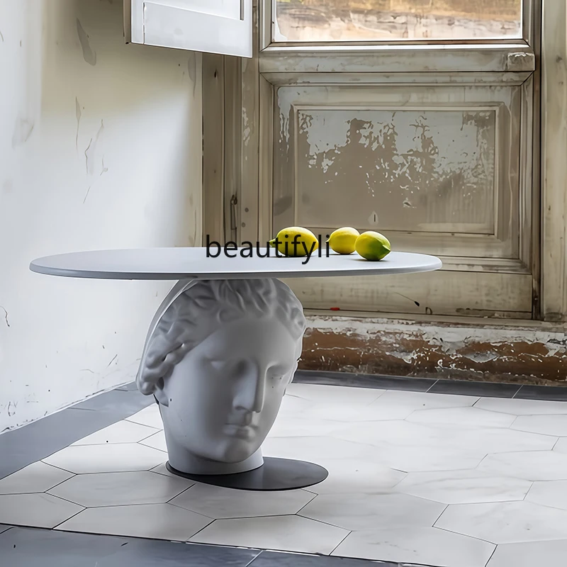 Modern minimalist designer furniture creative side table abstract art living room coffee table home decoration accessories
Modern minimalist designer furniture creative side table abstract art living room coffee table home decoration accessories