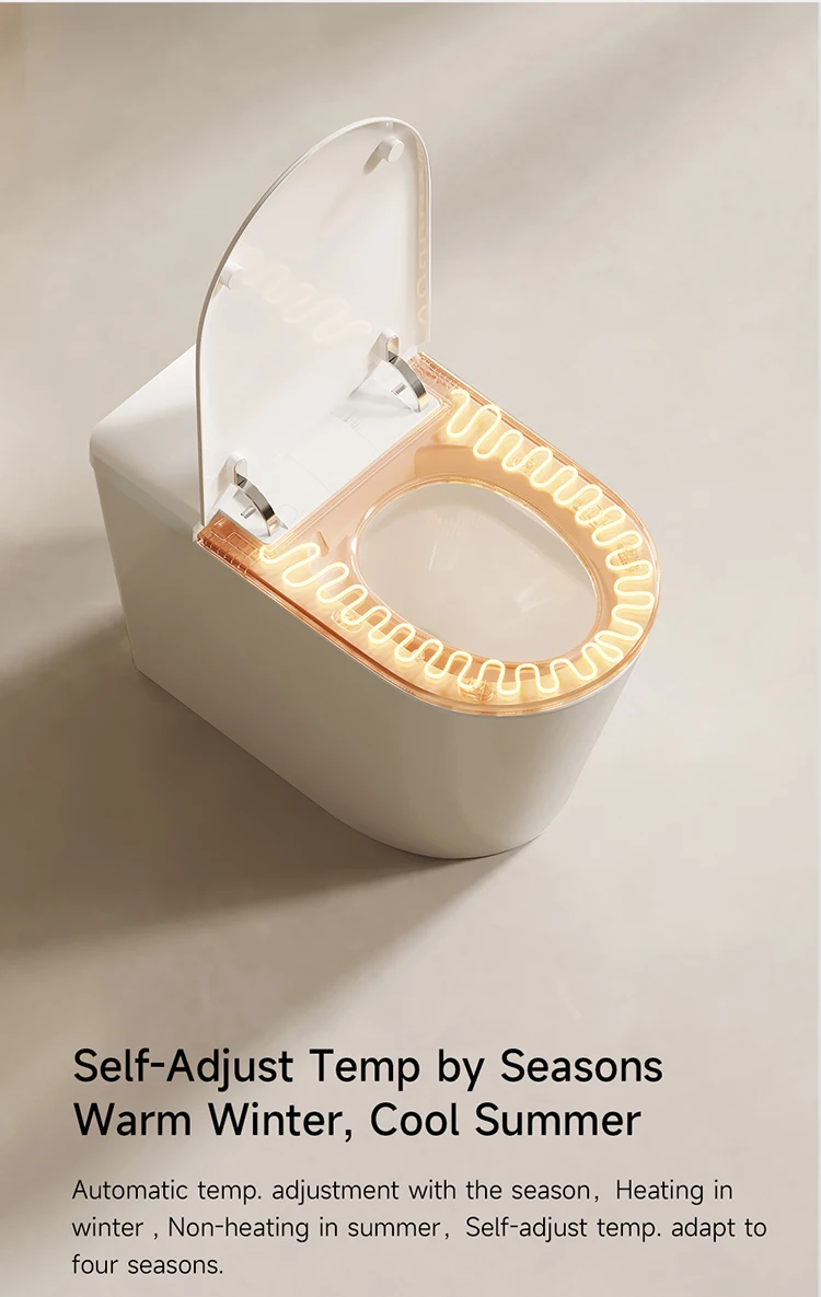 S008 New Product Toilet Automatic Smart Toilet Floor Mounted Smart WC for Bathroom Toilet
S008 New Product Toilet Automatic Smart Toilet Floor Mounted Smart WC for Bathroom Toilet