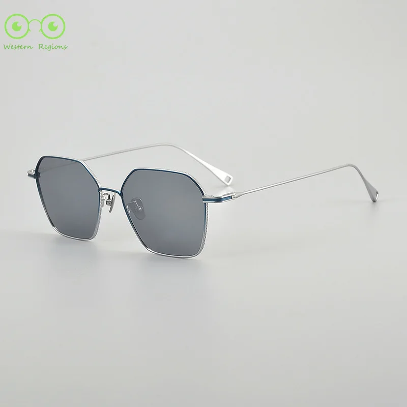 Simple business men's retro sun protection pure titanium YV400 sunglasses outdoor driving polarized women's sunglasses
Simple business men's retro sun protection pure titanium YV400 sunglasses outdoor driving polarized women's sunglasses