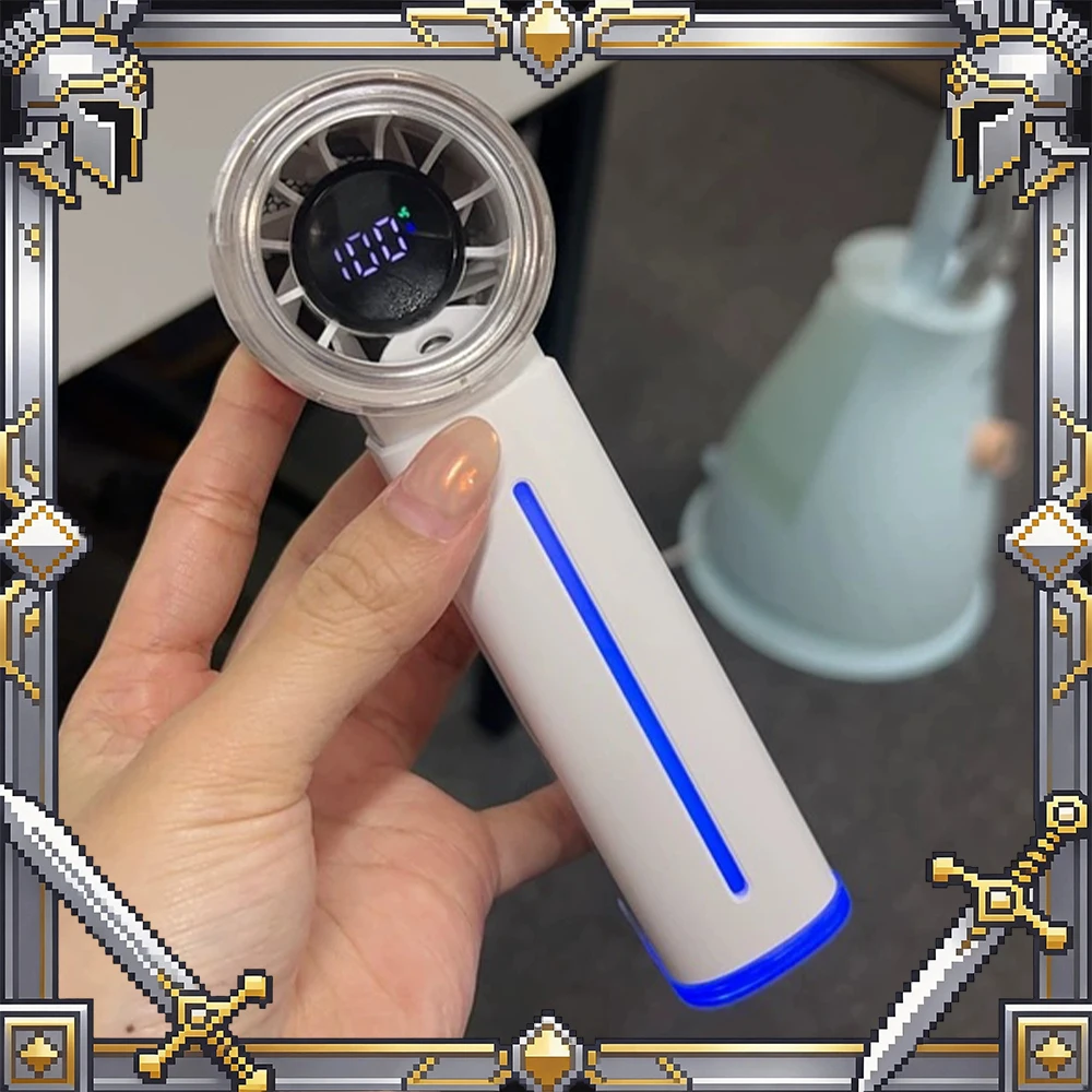 DIAMOND ZSXJS-HG Handheld Fan Dual-Mode Cooling In Light Fog System Handheld Small Fan 15 Hours Long Battery Life Low Noise Gift
DIAMOND ZSXJS-HG Handheld Fan Dual-Mode Cooling In Light Fog System Handheld Small Fan 15 Hours Long Battery Life Low Noise Gift