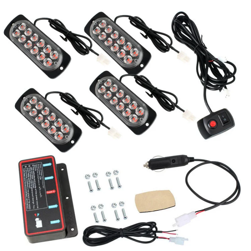 Светодиодный стробоскоп для решетки радиатора автомобиля (48 LED), предупреждающий фонарь высокой яркости, 4×12 LED
Светодиодный стробоскоп для решетки радиатора автомобиля (48 LED), предупреждающий фонарь высокой яркости, 4×12 LED