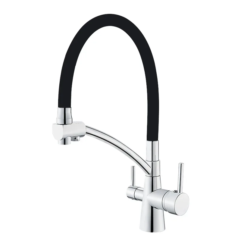 Filter Water Kitchen Faucet 2 in 1 Black Pull Down Pure Water Sink Faucets for Kitchen Deck Swivel Hot Cold Mixer Tap
Filter Water Kitchen Faucet 2 in 1 Black Pull Down Pure Water Sink Faucets for Kitchen Deck Swivel Hot Cold Mixer Tap