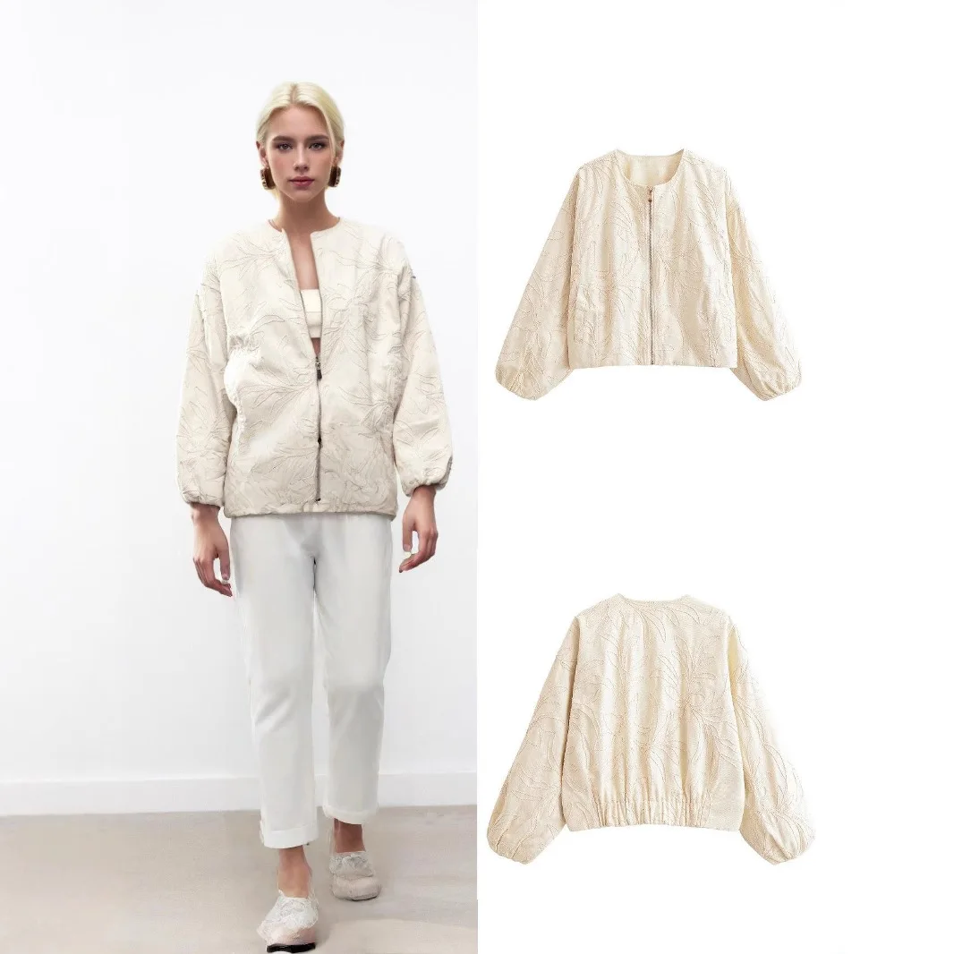 Women Embroidery Oversized Jacket Coat Zipper Long Sleeve Outwear Jacket Women Bomber Outerwear Lady Commuting Casual Outfits
Women Embroidery Oversized Jacket Coat Zipper Long Sleeve Outwear Jacket Women Bomber Outerwear Lady Commuting Casual Outfits