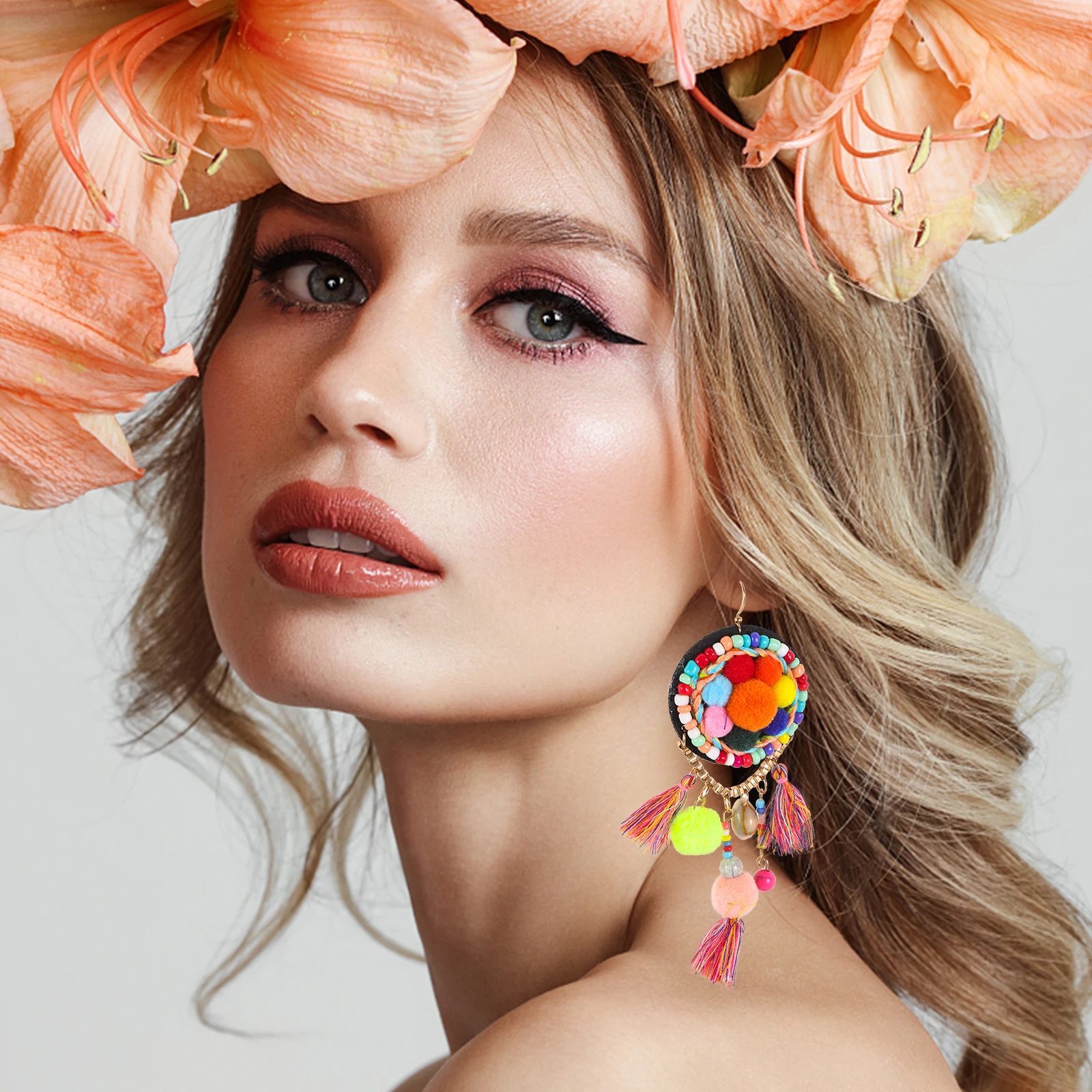 Stylish Tassel Earrings Women Eardrop Bohemia Jewelry Durable Charming Party Daily Wear Gift For Birthday 
Stylish Tassel Earrings Women Eardrop Bohemia Jewelry Durable Charming Party Daily Wear Gift For Birthday