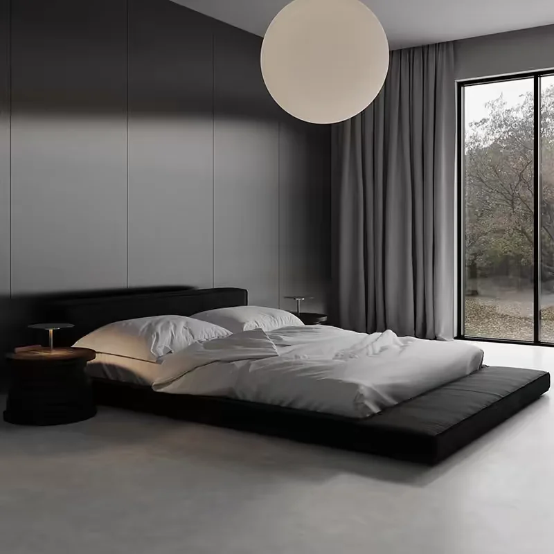 Designer Light Luxury Double Bed Princess French Minimalist Wedding Bed Black Reading Organizer Cama De Casal Home Furniture
Designer Light Luxury Double Bed Princess French Minimalist Wedding Bed Black Reading Organizer Cama De Casal Home Furniture