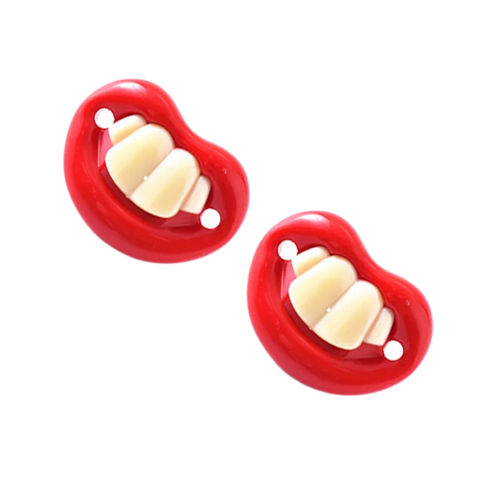 2 PCS Halloween Denture Pacifier Wedding Game Props Teeth Big Front Funny Spoof
2 PCS Halloween Denture Pacifier Wedding Game Props Teeth Big Front Funny Spoof